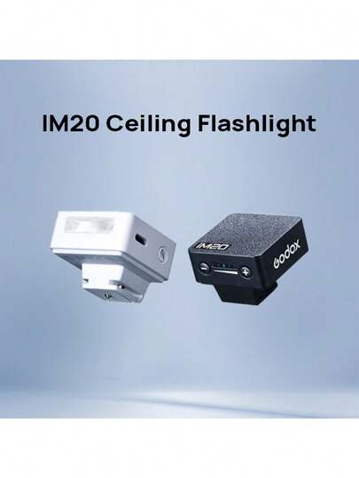 Godox فلاش IM20 هو فلاش كاميرا عالمي صغير الحجم يُركّب على قاعدة الفلاش، ويحتوي على خمسة إعدادات قابلة للتعديل لتوفير إضاءة تعبئة دقيقة. تصميمه الصغير والمريح يجعله مثاليًا للتصوير الخارجي، والتصوير الفوتوغرافي، وصور البورتريه، والكاميرات عديمة المرآة.