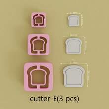 Cute Bakery Food Clay Cutter Set, 3/21Pcs Mini Food Polymer Clay Cutters, DIY Craft Tools For Clay Jewelry Making - Pink - View 7