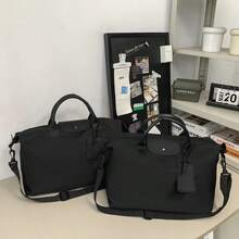 Waterproof Nylon Travel Tote Bag - Lightweight Large Capacity Weekend Bag With Shoulder Strap, Suitable For Overnight Travel - Multicolor - View 7