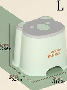 Plastic Small Stool, Cartoon Stool For Home Use, Bathroom Shower Stool, Small Chair, Creative Bench - Multicolor - View 9