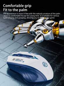 高品质蓝牙鼠标，兼容平板电脑和笔记本电脑，静音设计，多功能便携鼠标，外观时尚 - 彩色 - 查看 6