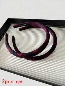 1pc Women Striped Casual Polyester Headband, Suitable For All Seasons,Hairband,Hair Hoop Headbands Hair Accessories Head Accessories - 彩色 - 查看 10