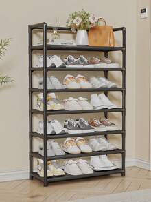 1 pieza Nueva estantería para zapatos de 3 a 7 niveles de gran capacidad, organizador de zapatos de montaje simple y ahorro de espacio para el hogar - Multicolor - Ver 18