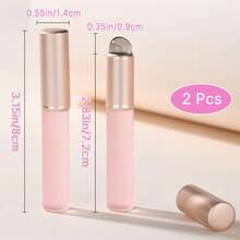 1pc Silicone Lip Brush With Cap, Makeup Lip Cosmetic Tool - Multicolor - View 6