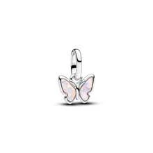 1 Pc Fashion Heart Butterfly Tulip Dangle Charm Silver Plated Fit Bracelet Necklace DIY Holiday Gift - Multicolor - View 8