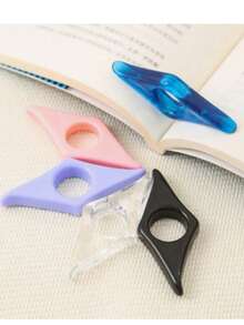 Best-Selling Thumb Book Support Acrylic Press Bookmark Book Pressing Reading Aid - A - View 1