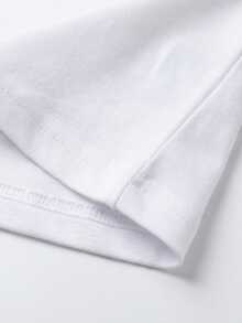 Áo tank top nam màu trắng in chữ, thích hợp mặc đi làm hàng ngày. - trắng - Xem 7