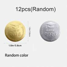 29ft 2026 Graduation Ribbon, Black White Gold Foil Graduation Party Decor Ribbon, Gift Wrapping Ribbon, Congratulations Party Decor, DIY Wreath Making - Multicolor - View 12
