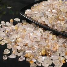 100g/3.52oz Natural Crystal Stones, Assorted Materials Pebbles, Mineral Stones, Aquarium Decor, DIY Crafts (7-9mm) - Multicolor - View 13