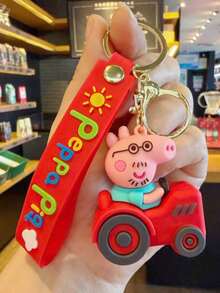 Móc khóa hình heo Peppa Pig ngộ nghĩnh, hoạt hình, dễ thương, dùng để treo xe, túi xách hoặc làm quà tặng. Thêm vào giỏ hàng và chúng tôi sẽ giao hàng ưu tiên. - Nhiều màu - Xem 11