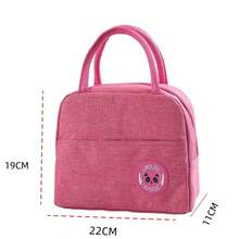 Portable Thermal Lunch Bag/Travel Bag/Cosmetic Lunch Box. Cute Design With Teddy Bear Print. Thermal Insulation That Keeps Food At The Desired Temperature. Practical Carrying Handle. Easy To Clean. Resistant And Durable For Daily Use. - Aleatório - 查看 8