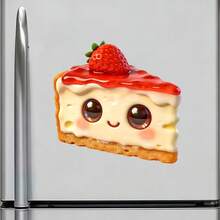 甜点展示柜中最可爱的一款：3D芝士蛋糕伴侣，质地柔软，表面裹着一层光滑的糖霜，闪闪发光的眼睛和甜美的笑容——专为您的温馨厨房设计的甜点好伙伴 - B - 查看 6