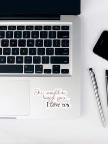 "He Would've Loved You" Lyrics Sticker - Ilya & Shane Quote Decal, Aesthetic Hockey Romance Kindle Sticker, Emotional Bookish Reader Fan Gift - Multicolor - View 5