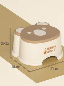 Plastic Small Stool, Cartoon Stool For Home Use, Bathroom Shower Stool, Small Chair, Creative Bench - Multicolor - View 18
