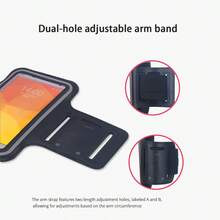 Black Sports Armband Phone Holder Bag For Running & Fitness, Suitable For IPhone 15/14/13/12/11 Pro Max/XS/XR/X/8/7/6 Plus/SE/Mini, Galaxy Ultra Edge/S24/S23/S22/S21/S20/Note 20/10, With Storage Pouch & Armband, Ideal For Outdoor Sports Like Hiking, Cycling And Running, Spring Gift Case - Black - View 7