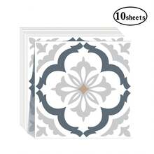 WalDecoo 1/10 PC Stiker Lantai Vinyl DIY, Stiker Ubin Tahan Air yang Dapat Dilepas dan Dilekatkan Sendiri, Stiker Ubin Lantai Tempel untuk Kamar Mandi, Dapur, Balkon, Dekorasi Rumah - Stiker lantai - S - View 16