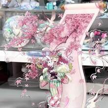 Kimetsu No Yaiba Nezuko Kamado Acrylic Stand, Desktop Decor, Gift For Friends - Multicolor - View 3
