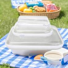 1pc Transparent Hard Shell Zipper Storage Box, Transparent Zipper Storage Bag, Hard Plastic Storage Box, Portable Travel Storage Organizer - Multicolor - View 4