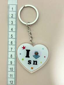 EN/HYPEN Fangoods Heart-Shaped Acrylic Keychain, High-Quality Cheerleading Accessory, Backpack Pendant, Gift For Friends - Multicolor - View 16