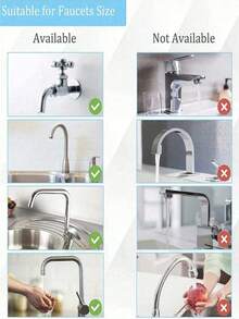 便携式水槽龙头淋浴喷头，多功能橡胶软管淋浴喷头，安装简便，用途广泛，适用于浴室水槽和花园水管连接，可用于洗发、宠物洗澡、房车浴室和家庭使用，也适用于户外淋浴和圆形水龙头，同时也是节日送礼佳品。 - 彩色 - 查看 11