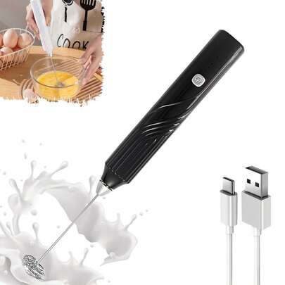 Espumador eléctrico de leche, Batidora eléctrica, Espumador de leche para capuchino, Batidora de mano