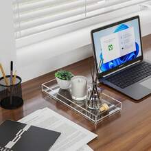 1pc Acrylic Transparent Display & Storage Rack - Clear - View 3