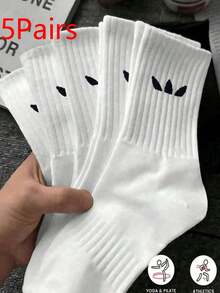 40双/30双/24双装男女通用舒适运动袜，男士长袜适合运动和训练，女士长袜适合休闲和商务穿着，抗菌、柔软、黑白配色、防臭、吸湿排汗、轻便舒适，适合秋冬季节穿着，20双/10双/8双/6双/4双/2双套装，秋季款 - 彩色 - 查看 9