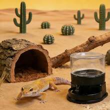 1pc Mini Automatic Water Refilling Device, Suitable For Lizards, Geckos And Other Reptiles, Automatic Water Refill Without Frequent Refilling, Applicable For All Reptile Terrariums, Ideal For Geckos, Lizards, Chameleons And Small Reptiles - Water Bowl - View 5
