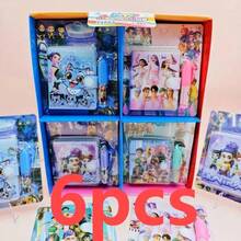 1本可爱卡通笔记本，学生书写垫文具，绘画用品，款式随机，圣诞节/斋月/复活节礼物 - 彩色 - 查看 3