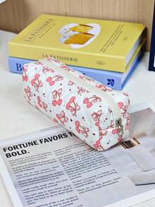 便捷化妆包，可爱化妆刷收纳袋，女士旅行必备收纳包，小巧少女铅笔盒，学生文具包，情人节礼物，返校收纳包 - 彩色 - 查看 14