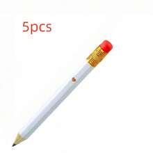 20/10/5pcs 4-Inch Mini Pencils, Suitable For Baby Shower, Wedding Party, Etc. With Erasers, 2B Lead, White Baby Style - Multicolor - View 8