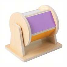 Mirror Toy Set, Hide And Seek, Rotating Discs, Puzzle, Rotating Drum, And Rainbow Cloth Ball Toy Set - Multicolor - View 4