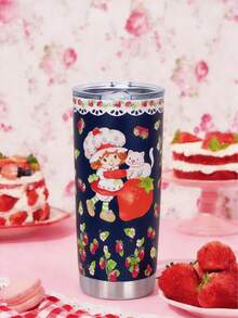 Strawberry Shortcakes 40 OZ / 1200 ML Tumbler With Handle, Insulated Cup, Vacuum Insulated Water Bottle, Leak-Proof Lid And Straw, Stainless Steel Travel Bottle, Car Bottle - Drinking Glasses, Water Glasses, Tumbler Glasses, Glassware Sets, Everyday Glasses, Good For Drinks, Cute Glasses, Kitchen Glasses, Juice Glasses, Simple Glasses, Cooler Cup - Nhiều màu - Xem 19