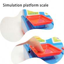适合3岁以上儿童的趣味认知玩具，女孩家用收银机玩具带扫描器（不含电池） - 彩色 - 查看 3