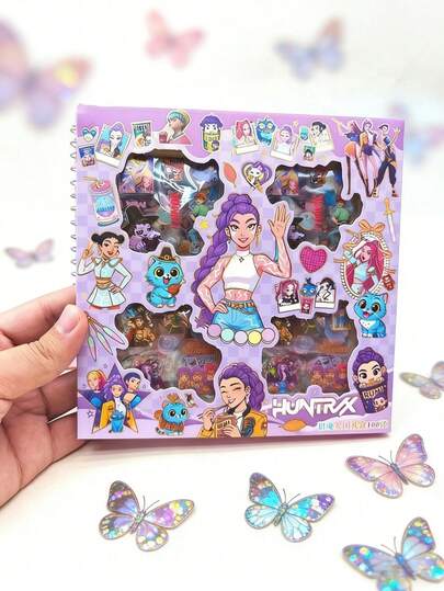 Hasbro KPOP Anime Transparent PET Decorative Sticker,Suitable For Office Supplies Decoration, ChristmasGifts, Christmas Stocking Stuffers, ChristmasDecorations, Random Style