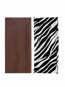 2条装运动头带，男女通用弹力吸汗带，适合跑步、健身、瑜伽，秋冬季女士发饰，度假穿搭，优雅围巾，柔软头巾 - 彩色 - 查看 29