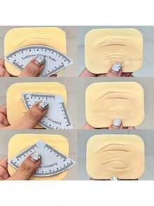 1/2/3pcs Reusable Quick Eyebrow Design Ruler Microblading Shaping Permanent Makeup Tattoo Stencil Tools - Multicolor - View 8