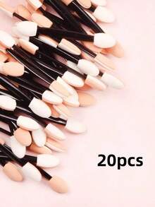 50支黑色美甲海绵刷 - 双头渐变美甲工具，配有水钻和贴纸笔，专业美甲设计套装，适合女性、家庭沙龙和DIY美甲 - 黑色 - 查看 9