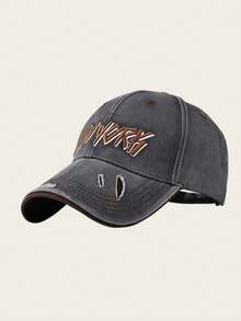1pc New Cotton Thickened Brim Baseball Cap With Large Embroidered NEW YORK Letters, Unisex Outdoor Personalized Baseball Cap - NEW YORK Baseball Cap - View 17