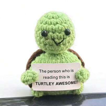 1 pieza Tortuga sentada es un regalo ideal para cumpleaños, Día de San Valentín, aniversario de boda, ceremonia de graduación y Navidad. Sorpresa para colegas, amigos, amantes, hijas, madres, maestros, jefes, estudiantes, adultos, niños y adolescentes. Muy adecuado para regalos navideños, decoraciones festivas o decoraciones de dormitorio.