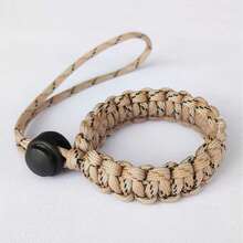 1个户外求生相机腕带，伞绳编织相机吊坠，通用相机编织伞绳腕带，腕带 - 彩色 - 查看 13