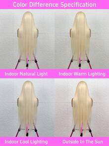 Mscathy Unisex-Adult Short Bob Wig 180% Density HD 5x5 Lace Closure Brazilian Remy Human Hair - Preplucked Straight Hair With Dark Roots, Glueless Ombre, Vacation Style - S613 - View 9