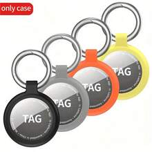 4pcs AirTag Protective Case, AirTag Holder, TPU Protective Cover - Multicolor - View 7