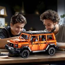 1300PCS Building Block Model - Racing Car Sports Racing Skills, Car Building Blocks, Toys, Adult Gifts, 1:14 Scale - Multicolor - View 1