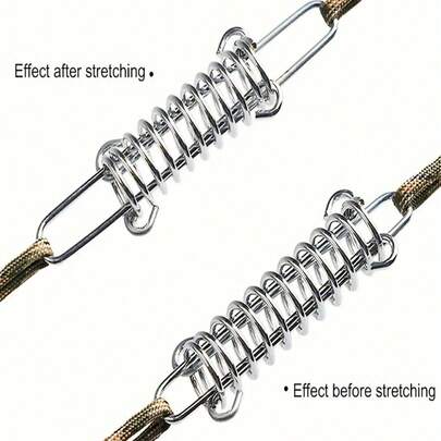 1-5 Pcs Camping Tent Spring Clip Set, Tent Porch Swing Spring Clips, Heavy Duty Frame Accessories Sun Shade Tensioner, For Fixing Waterproof Tent Canopy