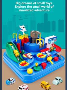 Train Crossing Adventure Car Parking Playset, Popular Network Celebrity Same Style, Children's Toy, Birthday Gift, Interactive Educational Toy - Car Adventure - View 4