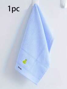 1/4条水果图案小毛巾，尺寸25x50厘米，柔软吸水速干，适用于擦脸/擦手，浴室、学校、厨房、节日礼物、旅行和户外活动，男女通用，吸水性强，快干，不褪色，家用和酒店两用，可定制毛巾，酒店用品 - 彩色 - 查看 21