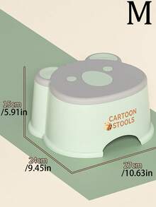 Plastic Small Stool, Cartoon Stool For Home Use, Bathroom Shower Stool, Small Chair, Creative Bench - Multicolor - View 10