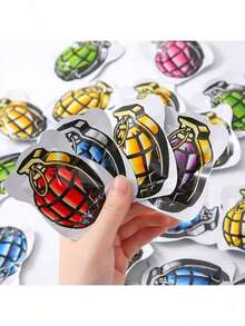 50/100个/包，CS场景，乐趣无穷。扔出去会发出声音，非常舒缓放松。适合办公室恶作剧、愚人节恶作剧和课堂娱乐。能给各个年龄段的人带来无穷乐趣。可用作课堂奖励/生日礼物/监狱日礼物，也可作为办公室减压玩具。 - 查看 12