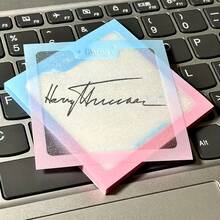 1 Set Clear Matte Sticky Notes | Waterproof Writable Memo Pad | Beautiful, Removable Sticky Notes Perfect For Journaling, Studying, Office Work, And Scrapbooking. A Must-Have For Stationery Lovers. - Multicolor - View 2